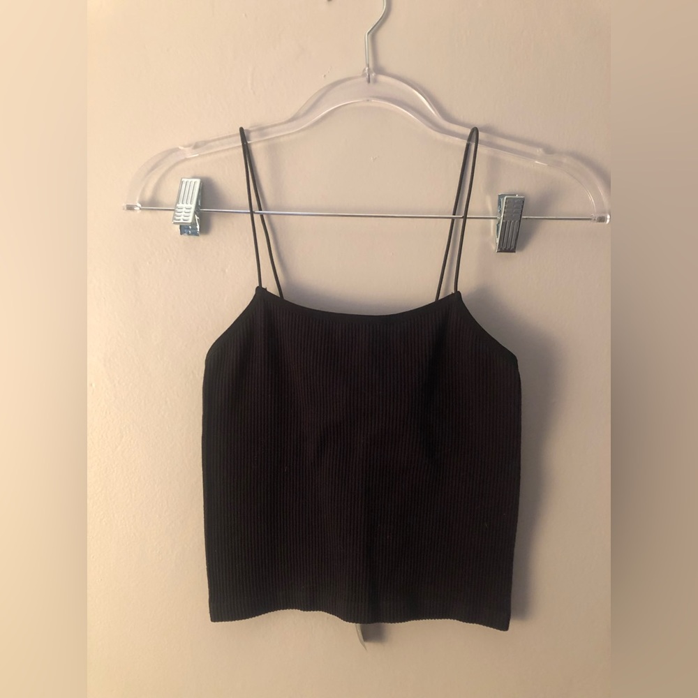 Zara Rib Knit Cropped Cami